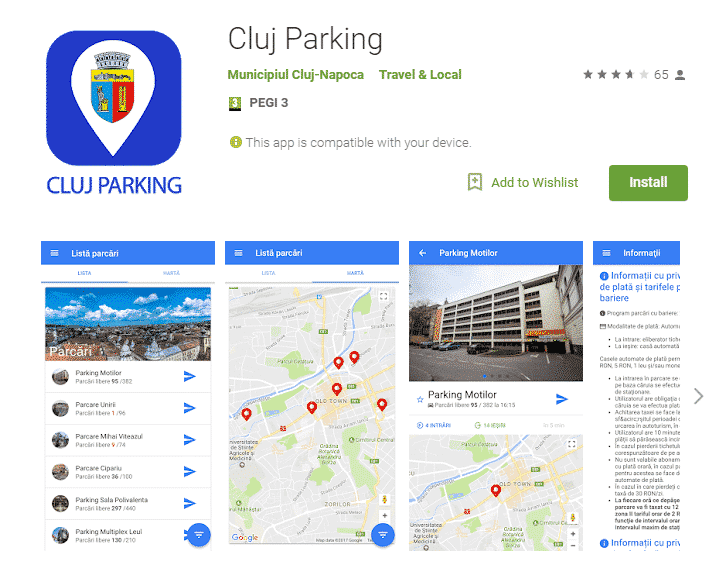 cluj parking app arobs